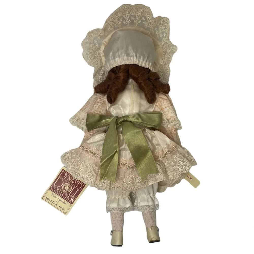 Vintage Doll Dynasty Doll Collection Leah Victorian Cottagecore Porcelain Bisque